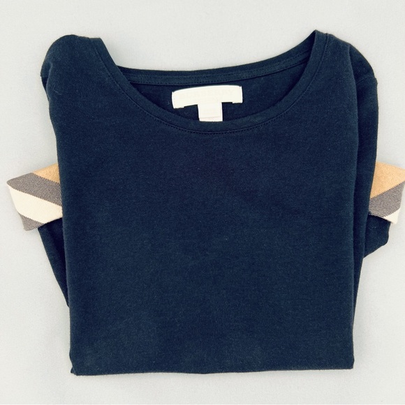 Burberry Children Long Sleeve Top – Size 6 Girls Plaid Check Detail EUC - Picture 4 of 7